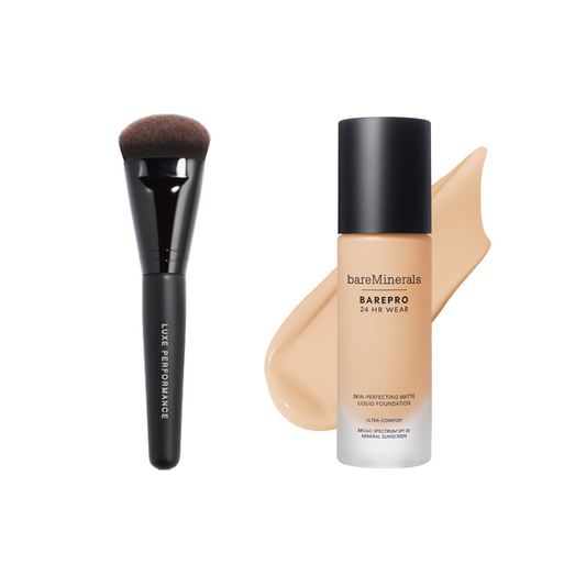 BAREPRO® Liquid Foundation & Luxe Brush Set